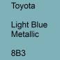 Preview: Toyota, Light Blue Metallic, 8B3.